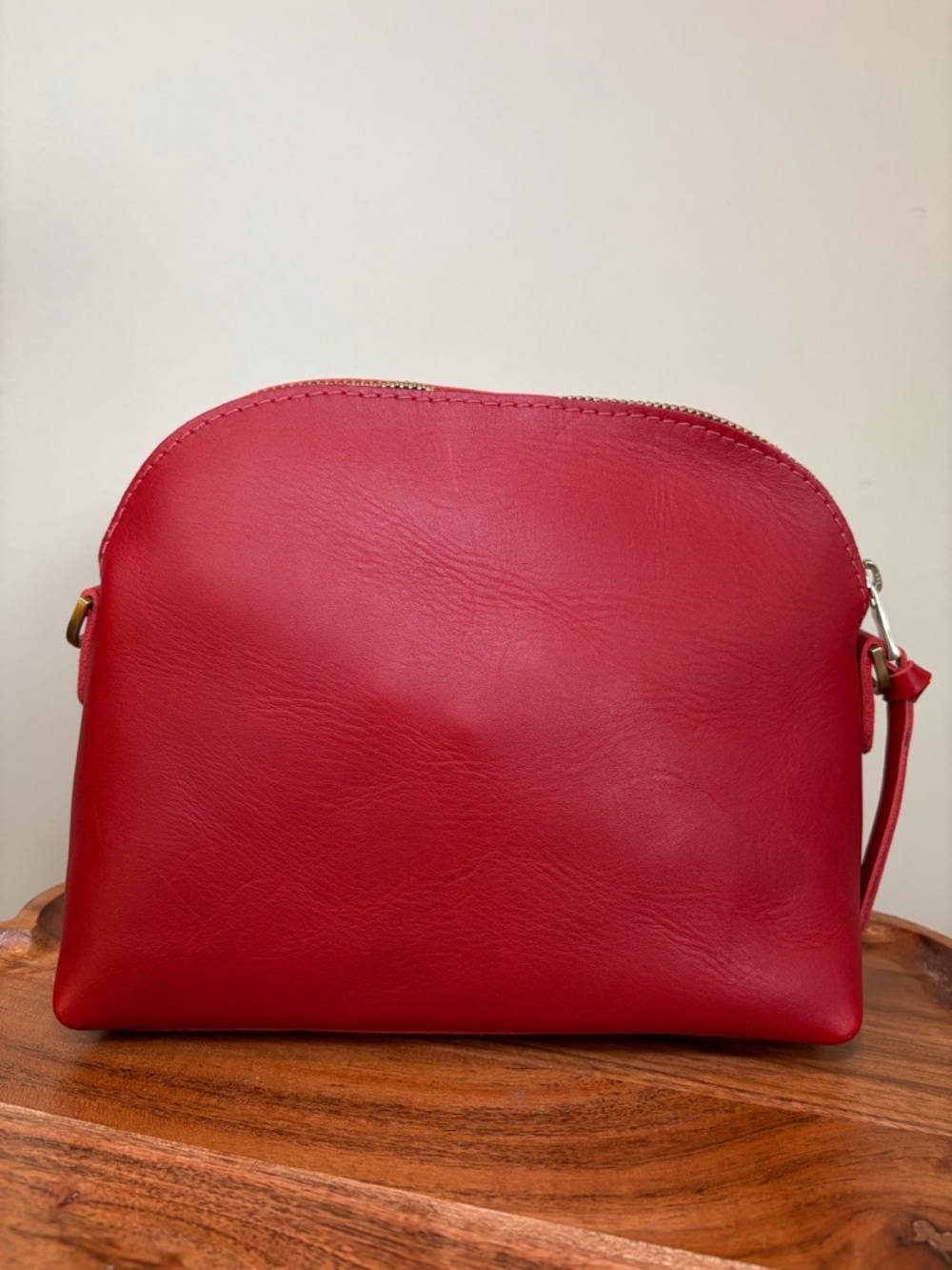 Portland Leather Eclipse Ruby Red Crossbody NWOT - image 7